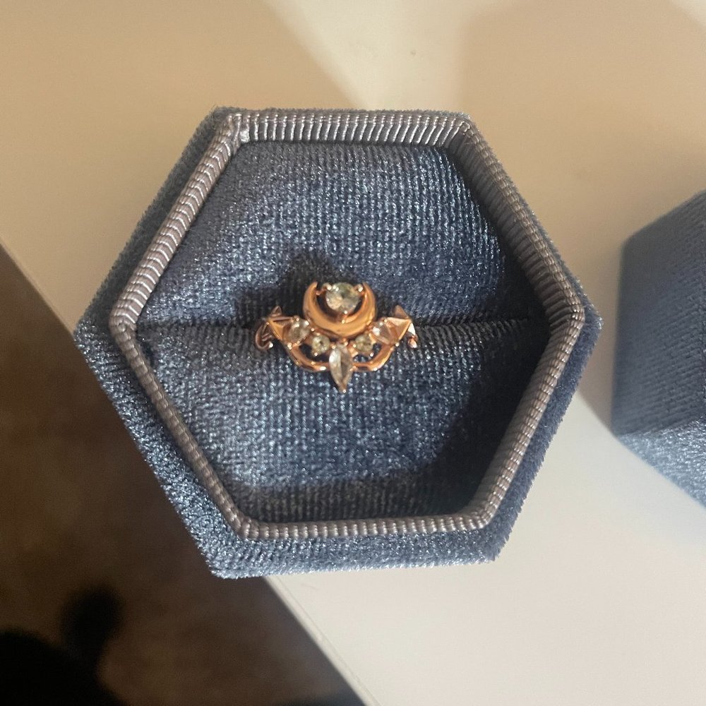 BisouLovely Luna Transformation Ring in Rose Gold